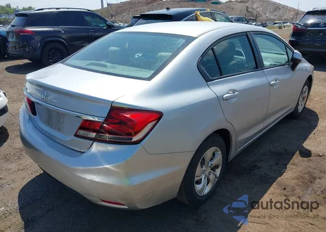 2013 Honda Civic Lx из США, поврежденный, VIN 2HGFB2F53DH544238